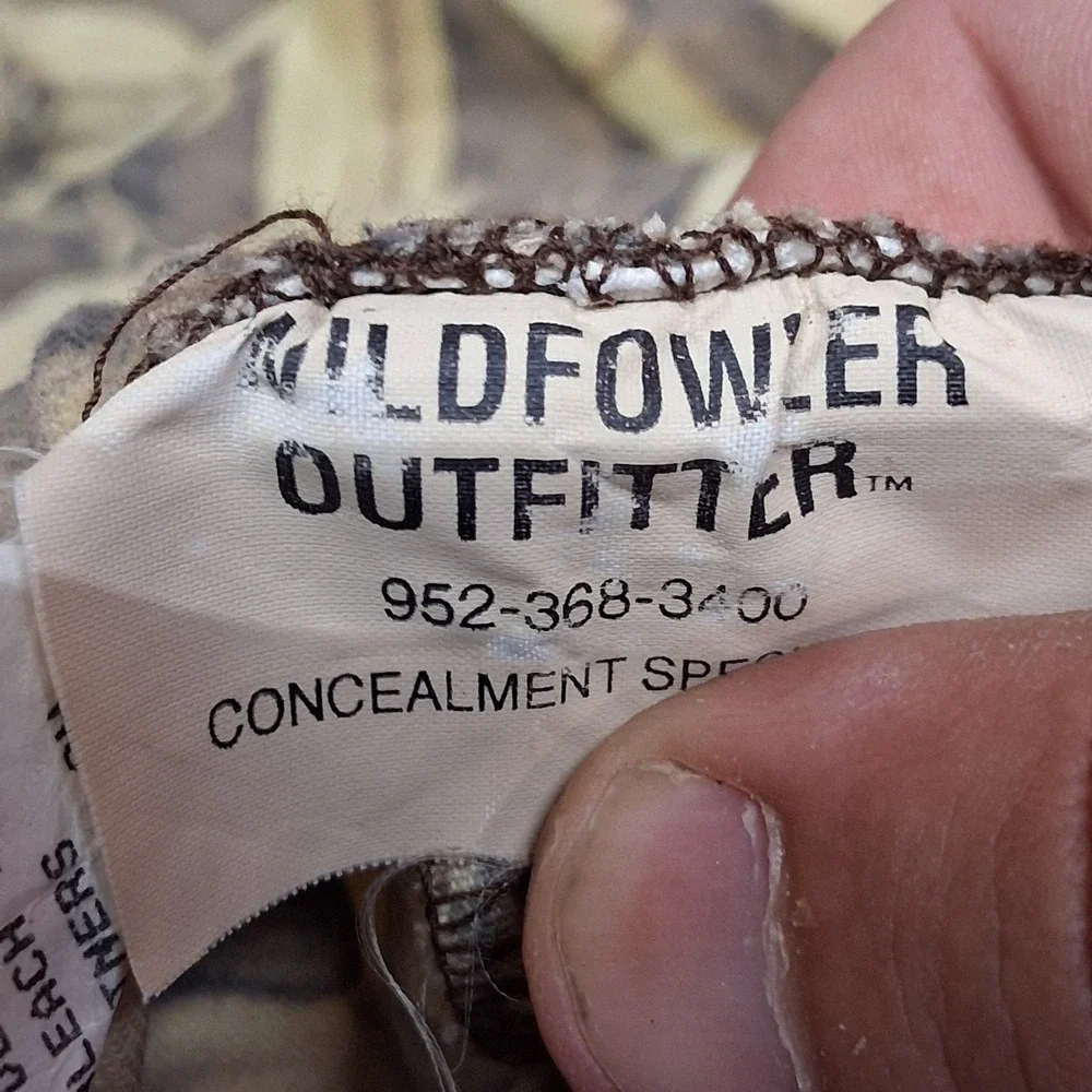 Vintage Wildfowler Outfitter Farmland‎ Corn Belt Camouflage Hunting Pants Size M